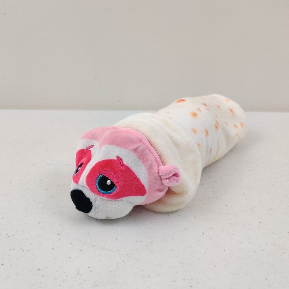 Cutetitos Pink Sloth Plush Chili Pepper Lovey Security Blanket Beanie Head